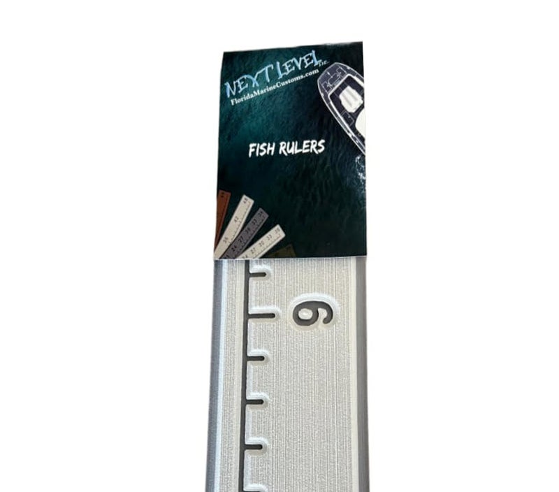 Next Level Inc | Fish Ruler | SeaDek | 36 inch Fish Measurement Tool | Perfect for Boats and Kayaks | Cool Gray/Storm Gray - Image 1